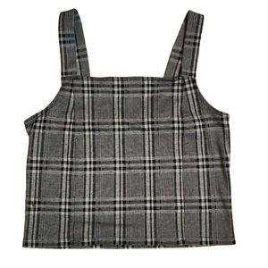 3/$15 American Eagle Grey Plaid Tank - Small